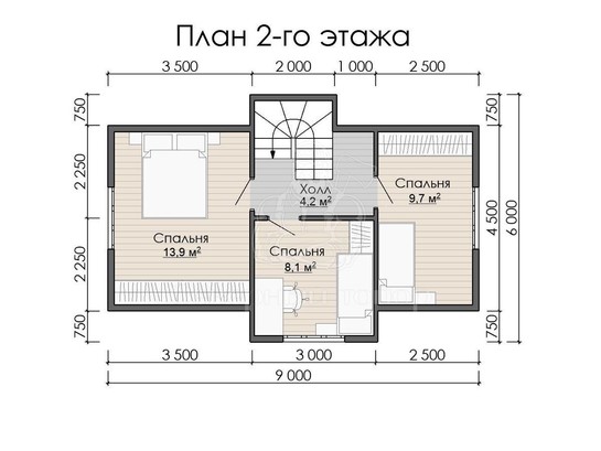 Дом из бруса в «тёплый угол» «Аглая»