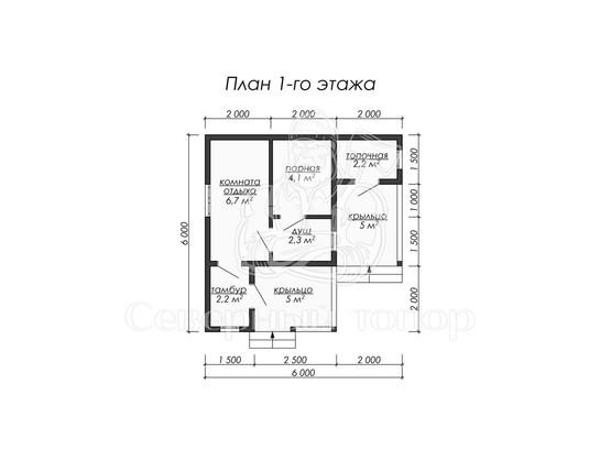 Баня из бруса Алёна