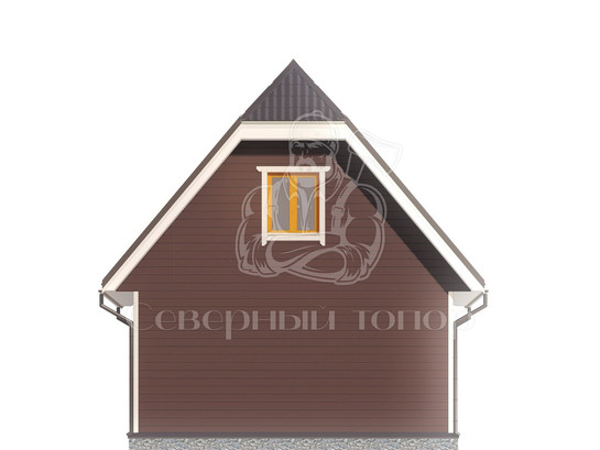 Дом из бруса в «тёплый угол» «Алла»