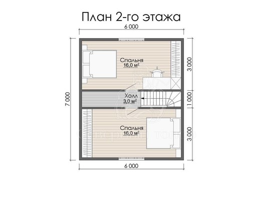 Дом из бруса в «тёплый угол» «Августина»