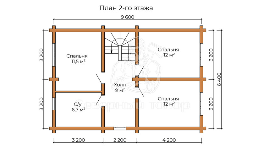 Дом из бруса в «Чашу» «Глафира»