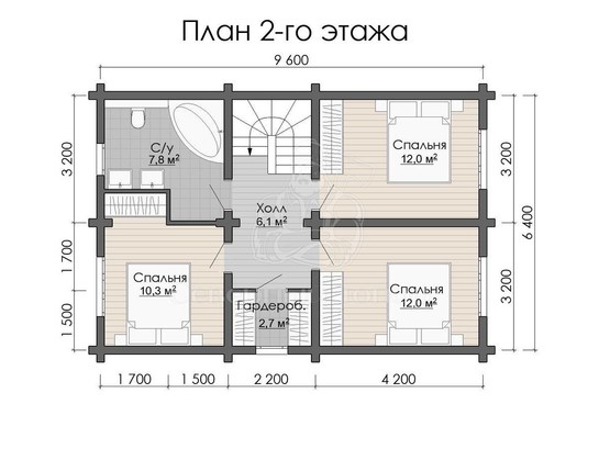 Дом из бруса в «Чашу» «Глафира»