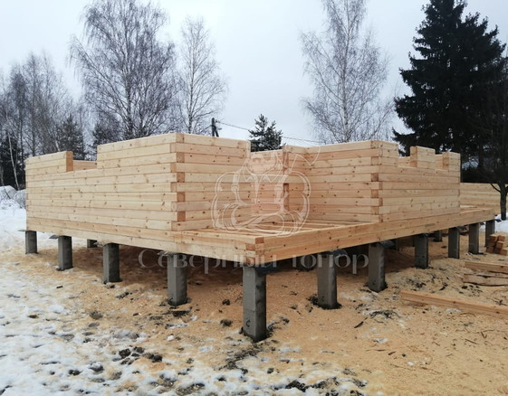 Дом из бруса в д. Карповская