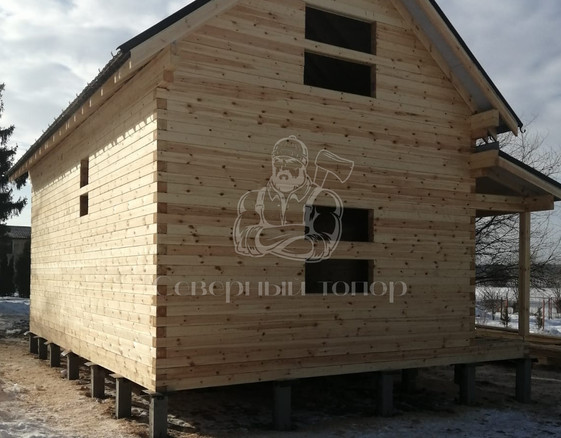 Дом из бруса в д. Карповская