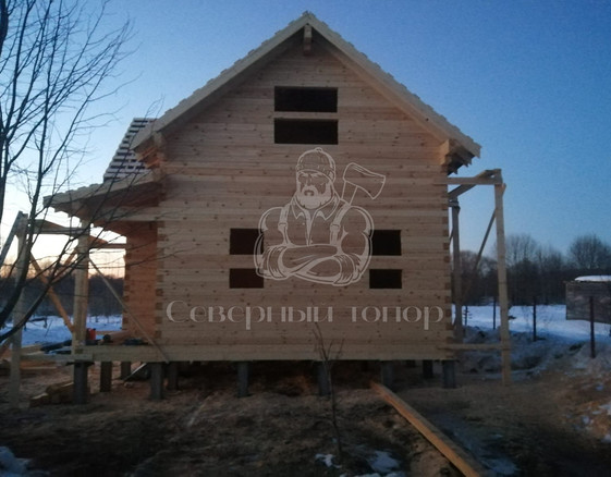 Дом из бруса в д. Карповская