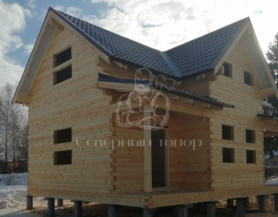 Дом из бруса в д. Карповская