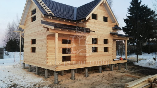 Особенности отделки ванной комнаты в доме из бруса