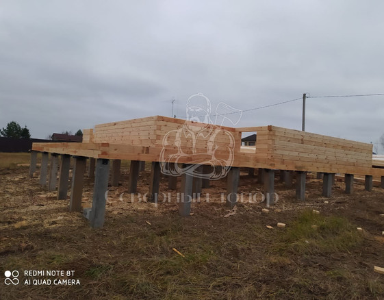 Дом из бруса в д. Маринино