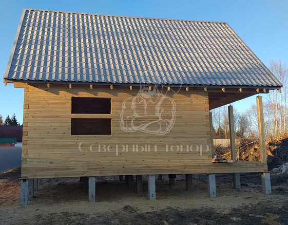 Баня из бруса в д. Рождествено