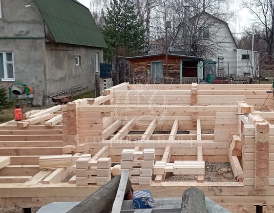 Баня из бруса в с. Ям