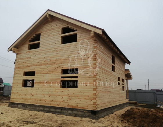 Дом из бруса в КП Гальчино-Сити