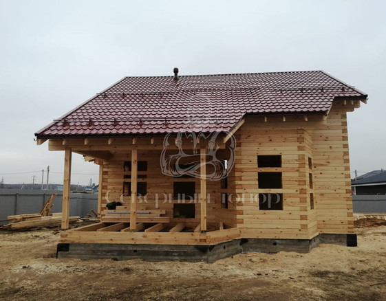 Дом из бруса в КП Гальчино-Сити