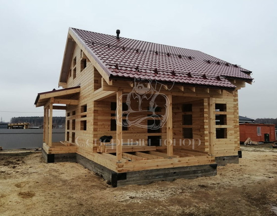 Дом из бруса в КП Гальчино-Сити