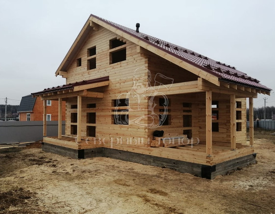 Дом из бруса в КП Гальчино-Сити