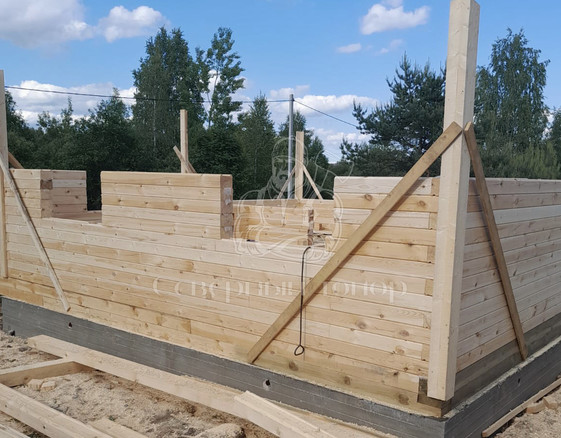 Дом из бруса в с. Диево-Городище