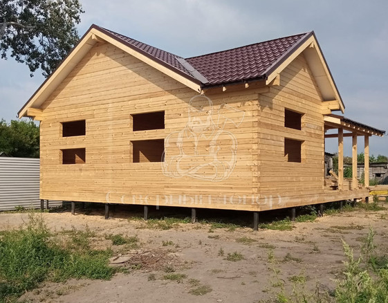 Дом из бруса в с. Лосево