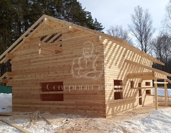 Дом из бруса в СНТ «Солнышко»
