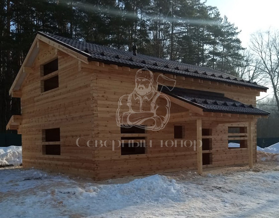 Дом из бруса в СНТ «Солнышко»
