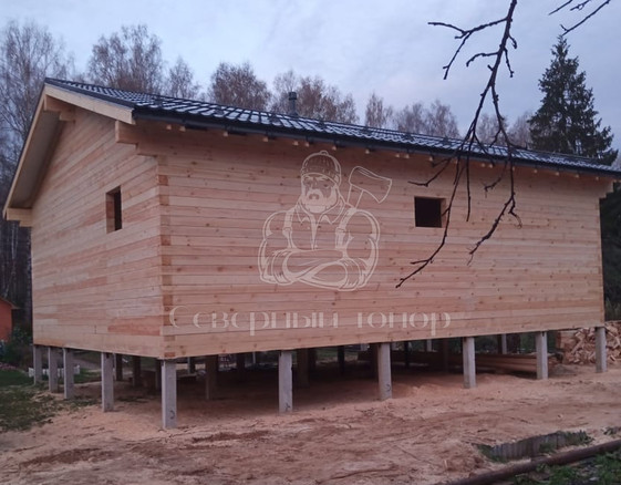 Дом из бруса в СНТ «Луговое»