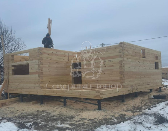 Дом из бруса в с. Петровское