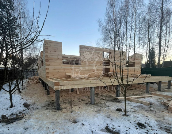 Дом из бруса в д. Полушкино