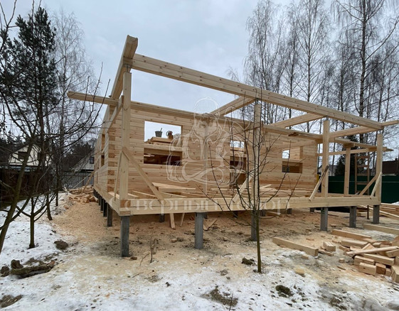 Дом из бруса в д. Полушкино