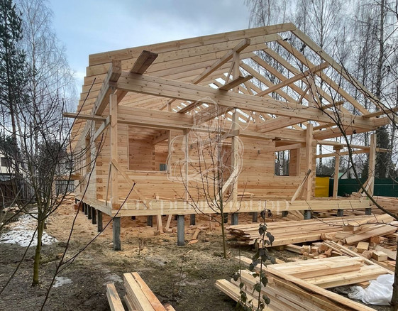 Дом из бруса в д. Полушкино