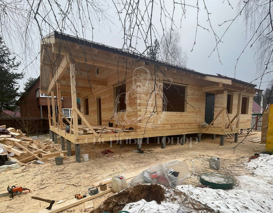 Дом из бруса в д. Полушкино