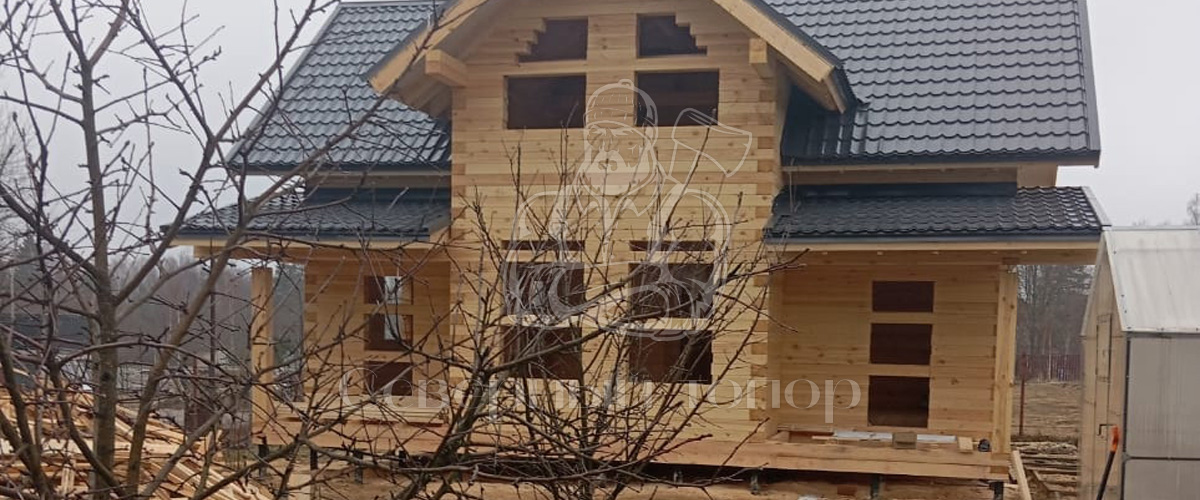 Утепление крыши дома из бруса