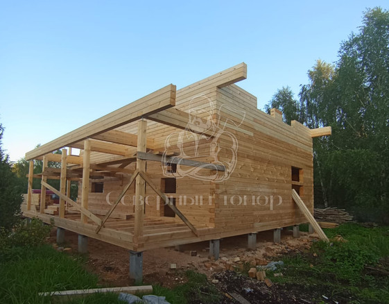 Дом из бруса в СНТ «УИПИМС»